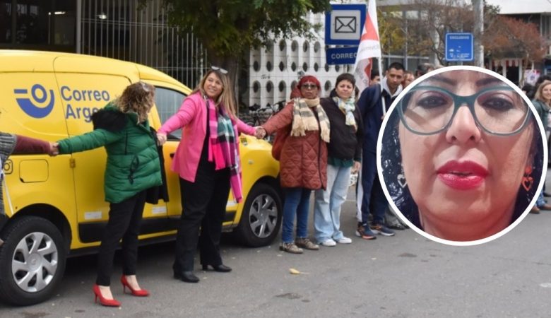 Olga Norambuena, con la esperanza de recuperar su trabajo en el Correo